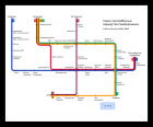 Схема троллейбусных маршрутов Северодонецка